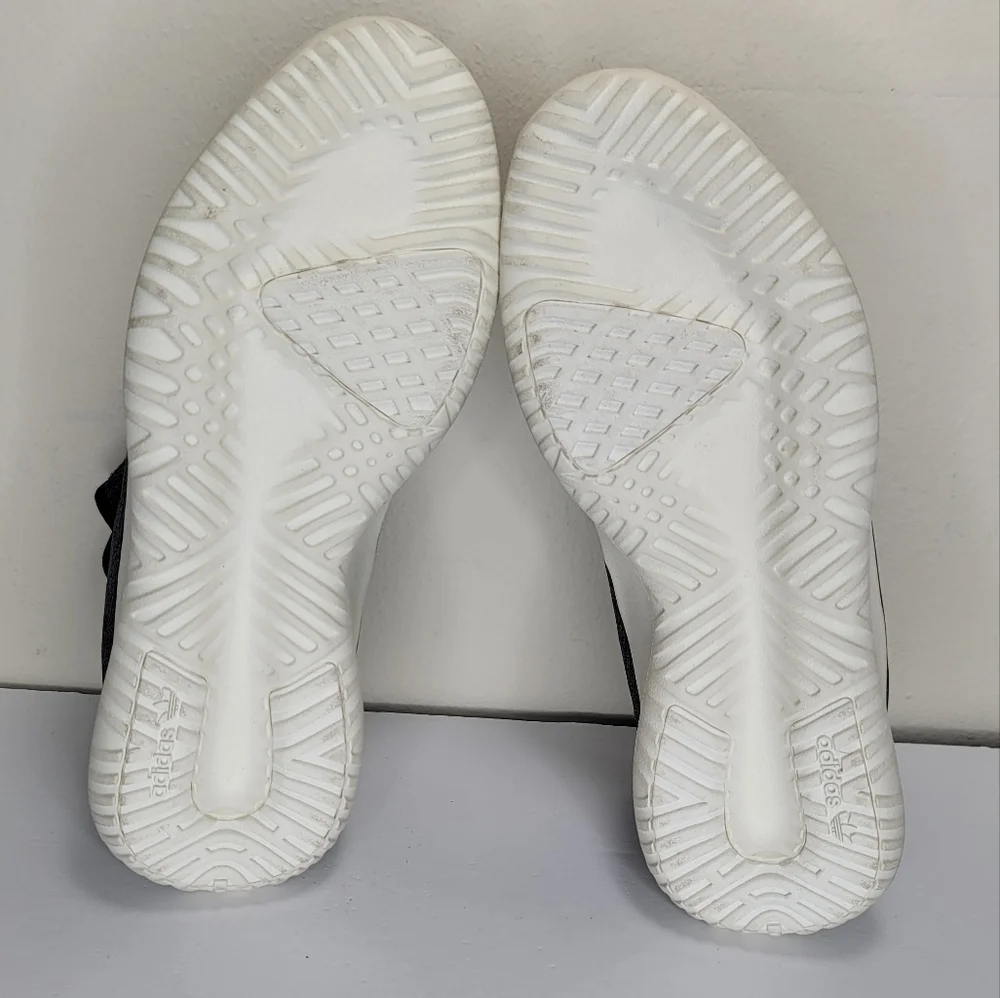 ADIDAS ORIGINALS TUBULAR SHADAW WOMEN'S RUNNING SHOES CQ2460 BLCK/WHITE Size 8